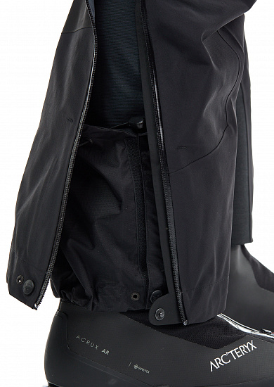 Брюки мужские Arcteryx Beta SV Bib Black - Фото 9 большая