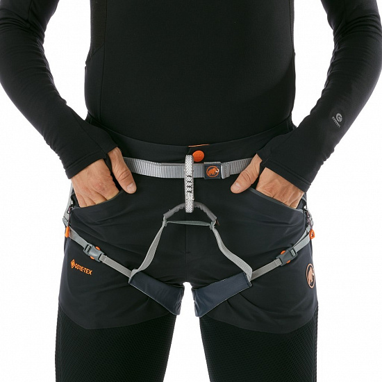 Брюки мужские Mammut Nordwand HS Flex Black - Фото 4 большая