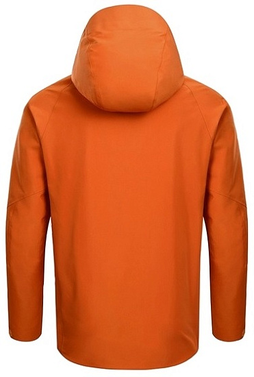 Куртка мужская Kailas Mont Q60 Hardshell Oxidized Orange - Фото 3 большая