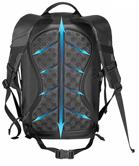 Рюкзак Naturehike Whalefall Waterproof Black - Фото 2 большая