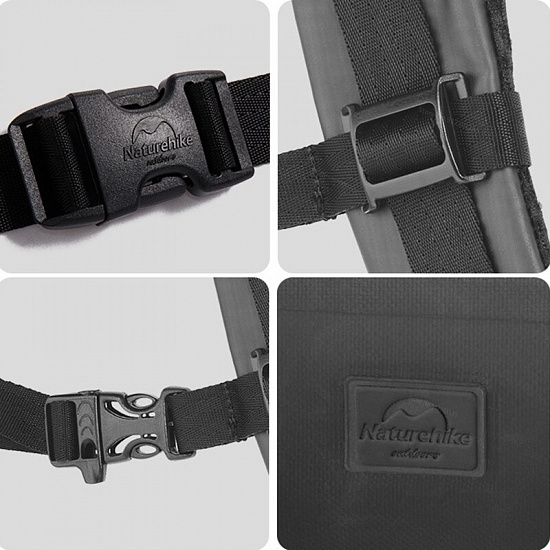 Рюкзак Naturehike Whalefall Waterproof Black - Фото 3 большая