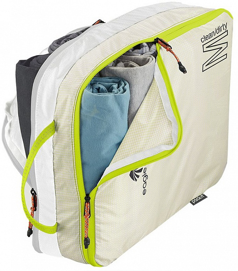 Органайзер для багажа Eagle Creek Pack-It Specter Tech Clean/Dirty Cube Medium Indigo Blue - Фото 2 большая