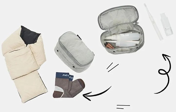 Органайзер Naturehike Modbox Storage S Grey - Фото 2 большая