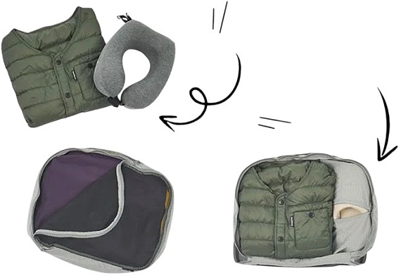 Органайзер Naturehike Modbox Storage L Grey - Фото 2 большая