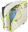Органайзер для багажа Eagle Creek Pack-It Specter Tech Clean/Dirty Cube Medium White/Strobe - Фото 3 малая