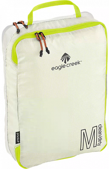 Органайзер для багажа Eagle Creek Pack-It Specter Tech Clean/Dirty Cube Medium White/Strobe - Фото 1 большая