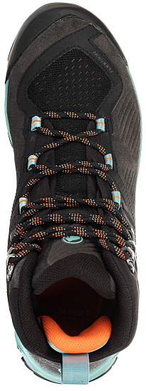 Ботинки женские Mammut Sapuen High GTX Black-Dark Frosty - Фото 2 большая
