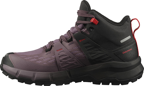Ботинки женские Salomon Odyssey Mid GTX Bk/Flint/High - Фото 2 большая