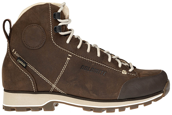 Ботинки женские Dolomite Cinquantaquattro High Fg GTX Dark Brown - Фото 2 большая