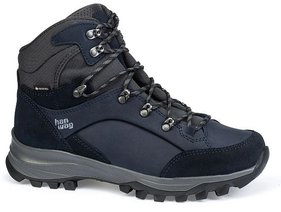 Ботинки женские Hanwag Banks Lady GTX Navy/Asphalt - Фото 1 большая