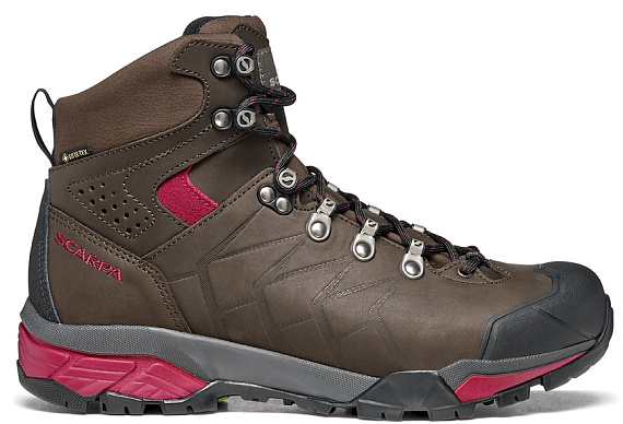 Ботинки женские Scarpa Zg Pro Gtx Dark Coffee-Red Plum - Фото 2 большая