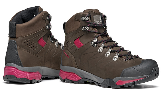 Ботинки женские Scarpa Zg Pro Gtx Dark Coffee-Red Plum - Фото 7 большая