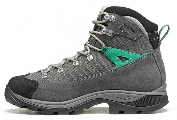 Ботинки женские Asolo Finder GV ML Grey/Stone/Shamrock Green - Фото 3 большая