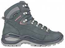 Ботинки женские Lowa Renegade Evo Gtx Mid Stahlblau/Alt Rosa