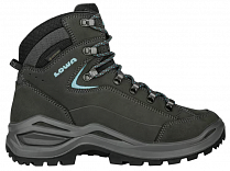 Ботинки женские Lowa Renegade Evo Gtx Mid Asphalt/Turkis