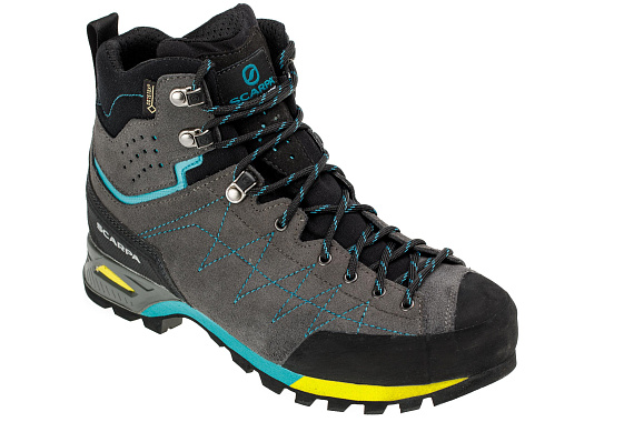 Ботинки женские Scarpa Zodiac Plus Gtx Shark/Maldive - Фото 5 большая