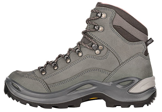 Ботинки женские Lowa Renegade Gtx Mid Ws Graphite/Rose - Фото 2 большая