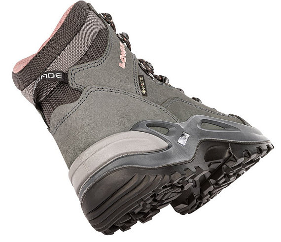 Ботинки женские Lowa Renegade Gtx Mid Ws Graphite/Rose - Фото 3 большая