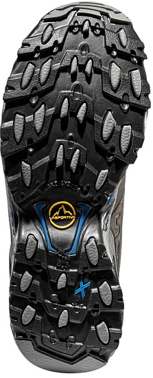 Ботинки женские La Sportiva Ultra Raptor II Mid Leather GTX Carbon/Atlantic - Фото 3 большая