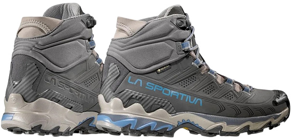 Ботинки женские La Sportiva Ultra Raptor II Mid Leather GTX Carbon/Atlantic - Фото 5 большая
