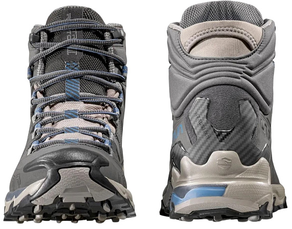 Ботинки женские La Sportiva Ultra Raptor II Mid Leather GTX Carbon/Atlantic - Фото 6 большая