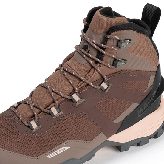 Ботинки женские Mammut Ducan Pro High GTX Deep Taupe/Dark Deep Taupe - Фото 3 большая