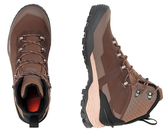 Ботинки женские Mammut Ducan Pro High GTX Deep Taupe/Dark Deep Taupe - Фото 5 большая