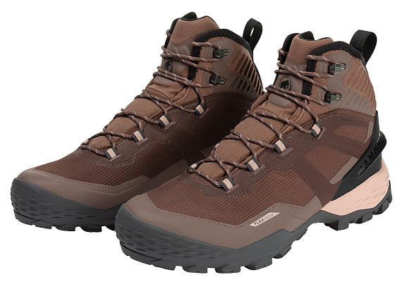 Ботинки женские Mammut Ducan Pro High GTX Deep Taupe/Dark Deep Taupe - Фото 6 большая
