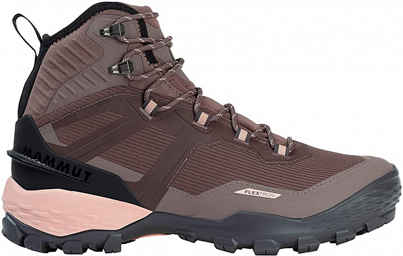 Ботинки женские Mammut Ducan Pro High GTX Deep Taupe/Dark Deep Taupe - Фото 1 большая