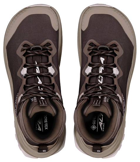 Ботинки женские Altra Olympus 7 Mid Gtx Chocolate Torte/Mountain - Фото 2 большая
