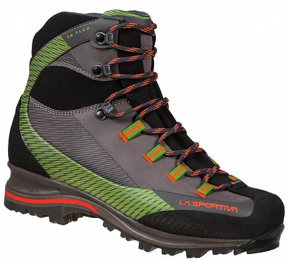 Ботинки женские La Sportiva Trango Trk Leather GTX Carbon/Kale - Фото 1 большая