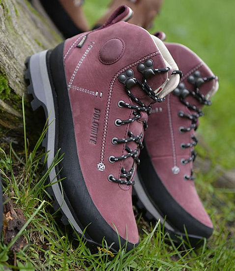 Ботинки женские Dolomite Cinquantaquattro Trek Gtx Burgundy Red - Фото 4 большая