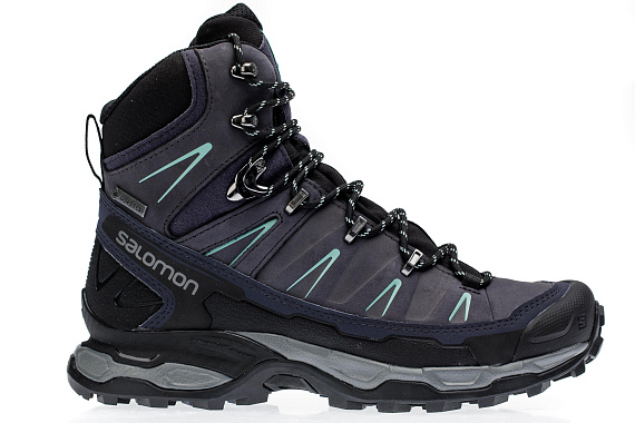 Ботинки женские Salomon X Ultra Trek GTX Graphite/Black/Beach Glass - Фото 1 большая