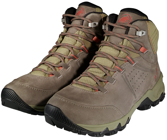 Ботинки женские Mammut Nova IV Mid Gtx Bungee/Apricot Brandy - Фото 4 большая