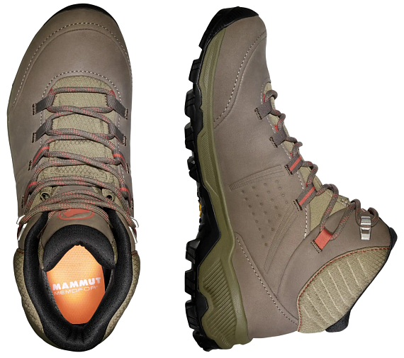 Ботинки женские Mammut Nova IV Mid Gtx Bungee/Apricot Brandy - Фото 5 большая
