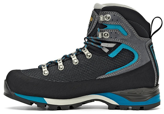 Ботинки женские Asolo Corax GV ML Black/Peacock Blue - Фото 2 большая