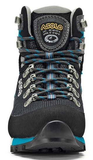 Ботинки женские Asolo Corax GV ML Black/Peacock Blue - Фото 5 большая