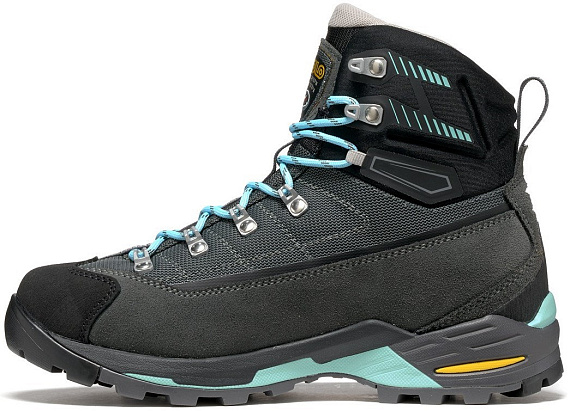 Ботинки женские Asolo Finder Pro GV Graphite/Gunmetal/Pool Side - Фото 3 большая