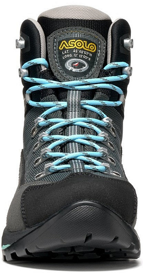Ботинки женские Asolo Finder Pro GV Graphite/Gunmetal/Pool Side - Фото 4 большая