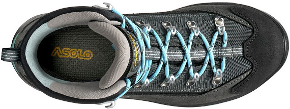 Ботинки женские Asolo Finder Pro GV Graphite/Gunmetal/Pool Side - Фото 6 большая