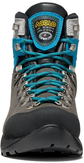 Ботинки женские Asolo Greenwood Pro GV Graphite/Danube Blue - Фото 4 большая