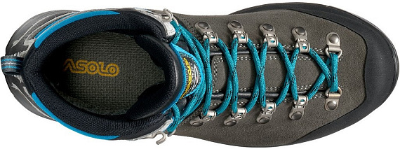 Ботинки женские Asolo Greenwood Pro GV Graphite/Danube Blue - Фото 6 большая