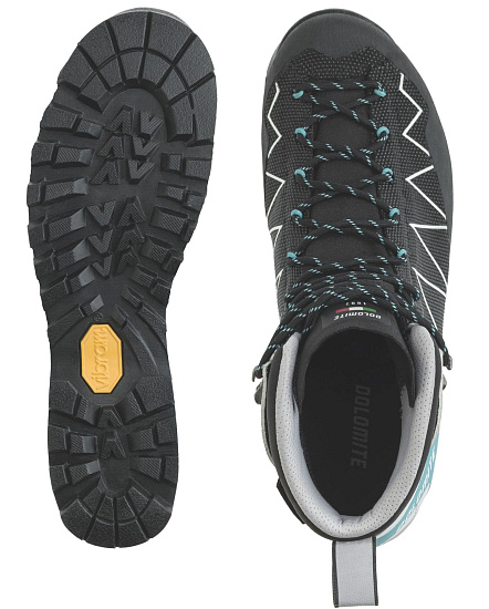 Ботинки женские Dolomite Crodarossa Pro Gtx 2.0 Black/Capri Blue - Фото 2 большая