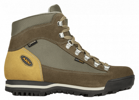 Ботинки женские AKU Ultra Light Micro Gtx Grey/Green - Фото 1 большая