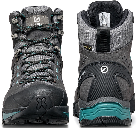 Ботинки женские Scarpa Zg Lite Gtx Dark Gray/Lagoon - Фото 4 большая