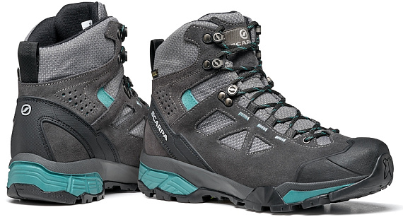 Ботинки женские Scarpa Zg Lite Gtx Dark Gray/Lagoon - Фото 7 большая