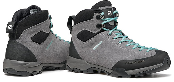 Ботинки женские Scarpa Mojito Hike Gtx Smoke/Jade - Фото 7 большая