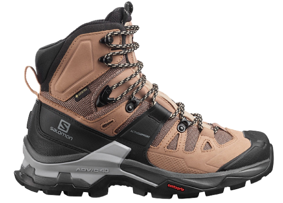 Ботинки женские Salomon Quest 4 GTX Sirocco/Mocha Mous - Фото 1 большая