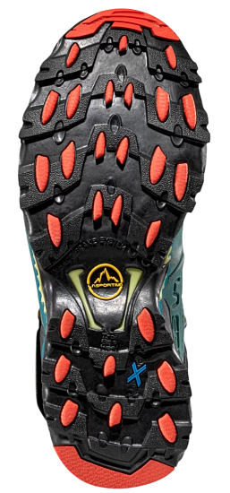 Ботинки женские La Sportiva Ultra Raptor II Mid Leather Gtx Juniper/Carbon - Фото 3 большая