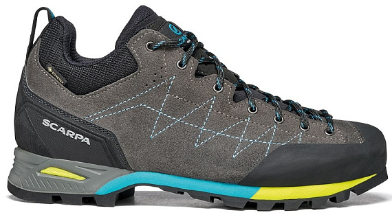 Ботинки женские Scarpa Zodiac Gtx Suede Shark/Maldive - Фото 2 большая
